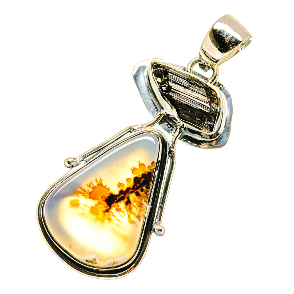 Scenic Dendritic Agate Pendants handcrafted by Anasilvercos - PD5672
