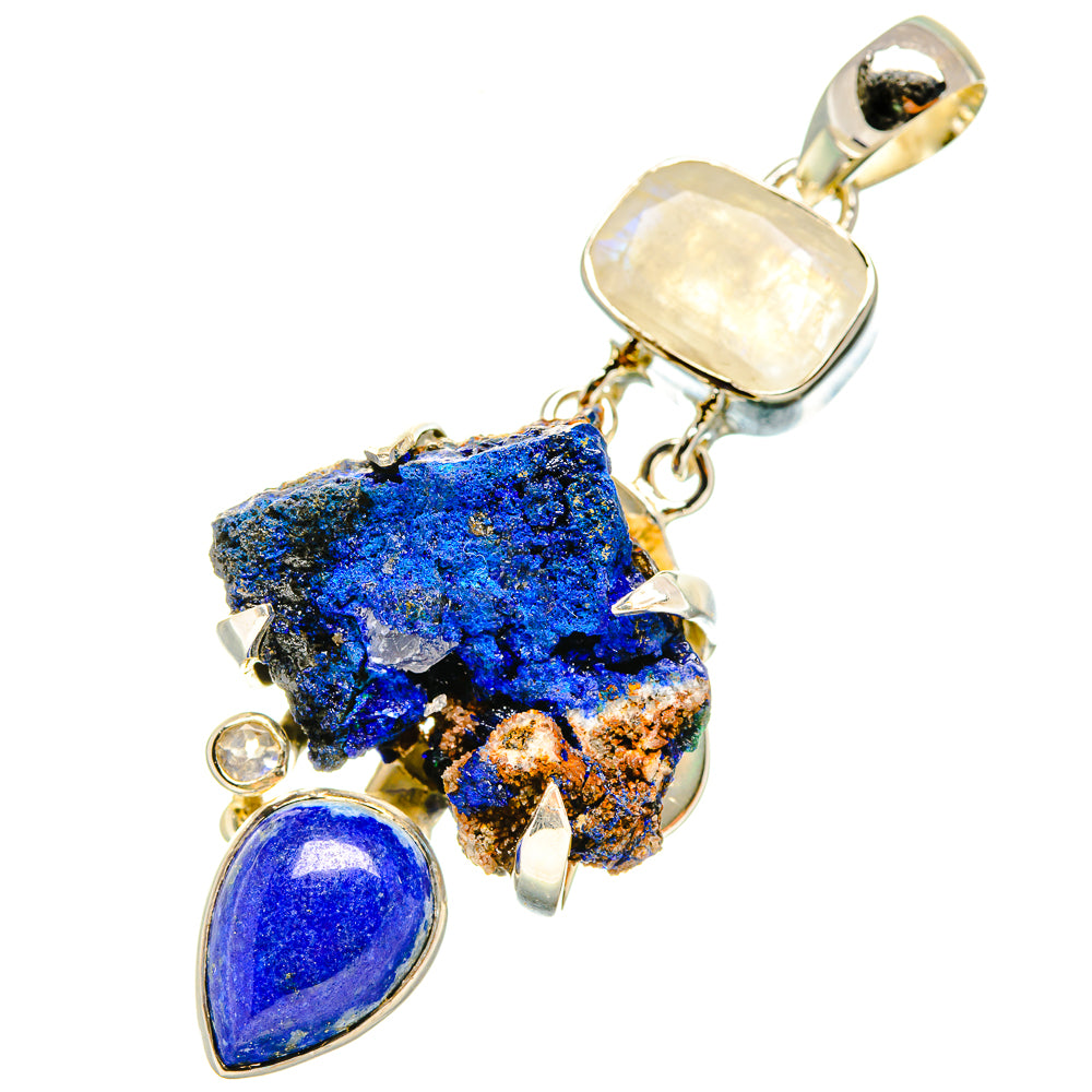 Azurite Pendants handcrafted by Anasilvercos - PD5682