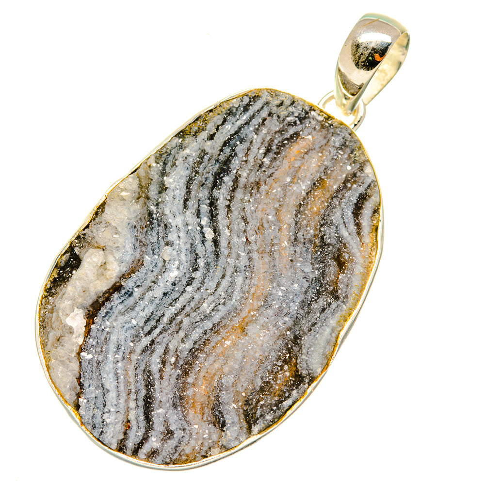 Desert Druzy Pendants handcrafted by Anasilvercos - PD5684
