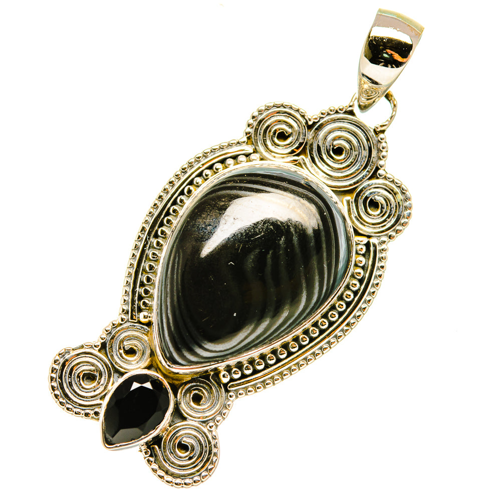 Psilomelane Pendants handcrafted by Anasilvercos - PD5691