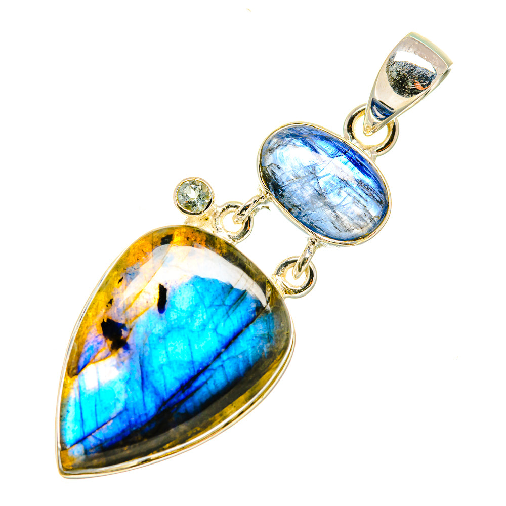 Labradorite Pendants handcrafted by Anasilvercos - PD5693