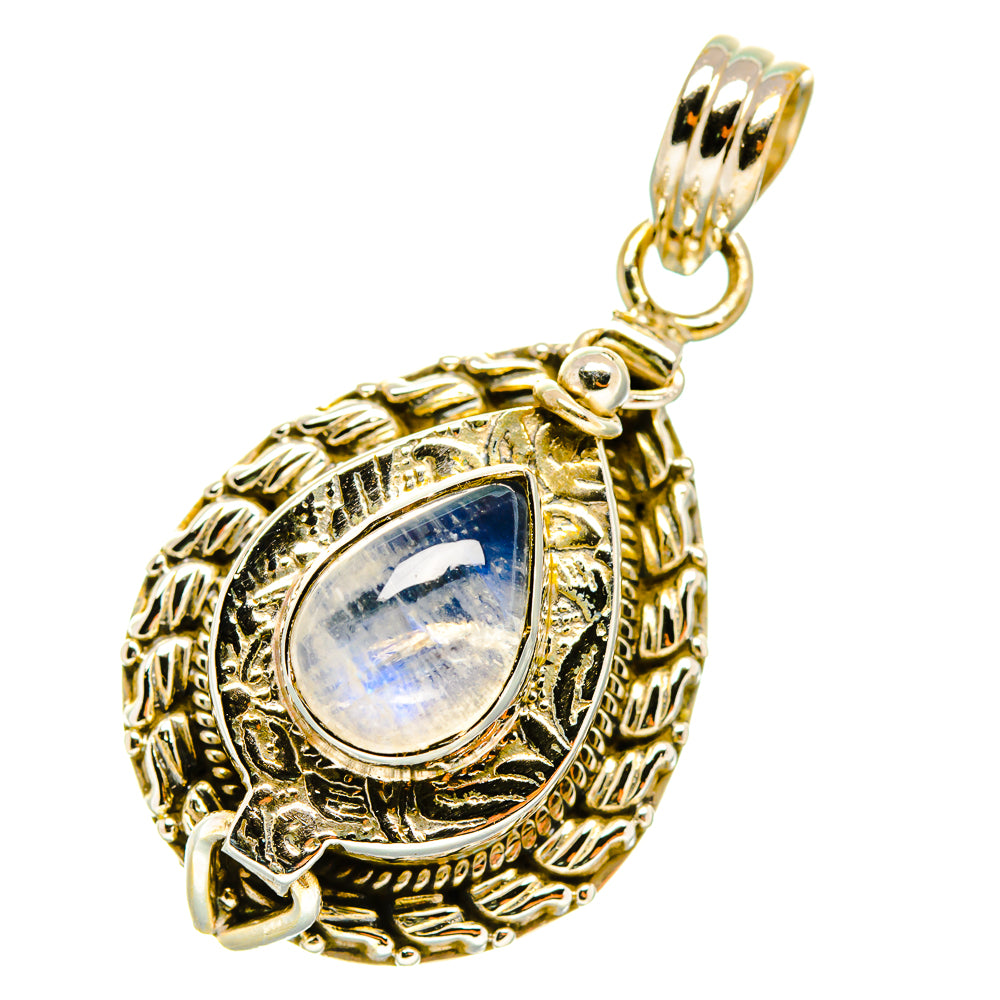 Rainbow Moonstone Pendants handcrafted by Anasilvercos - PD5702