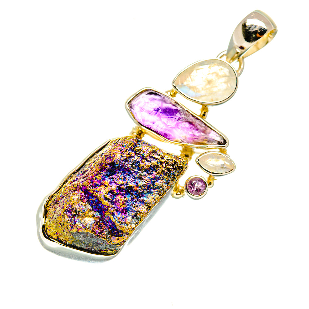 Titanium Druzy Pendants handcrafted by Anasilvercos - PD5708