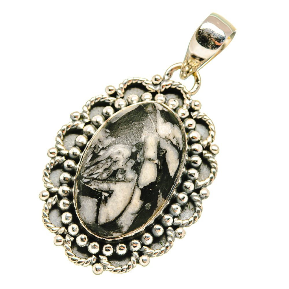 Pinolith Jasper Pendants handcrafted by Anasilvercos - PD5733