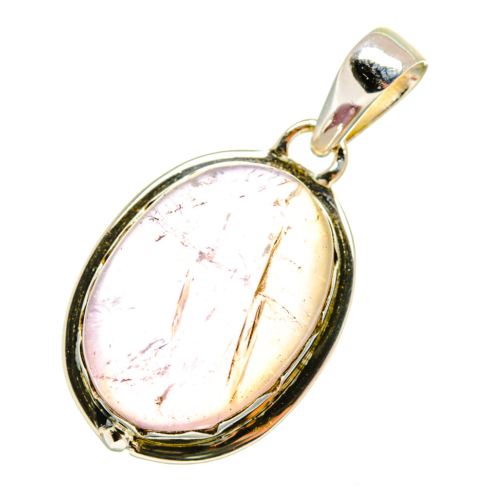 Rutilated Quartz Pendants handcrafted by Anasilvercos - PD5747