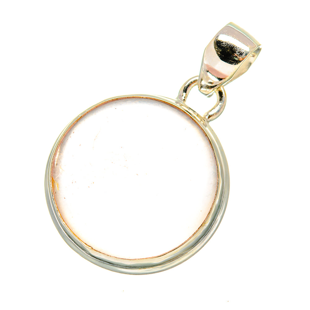 Rose Quartz Pendants handcrafted by Anasilvercos - PD5748