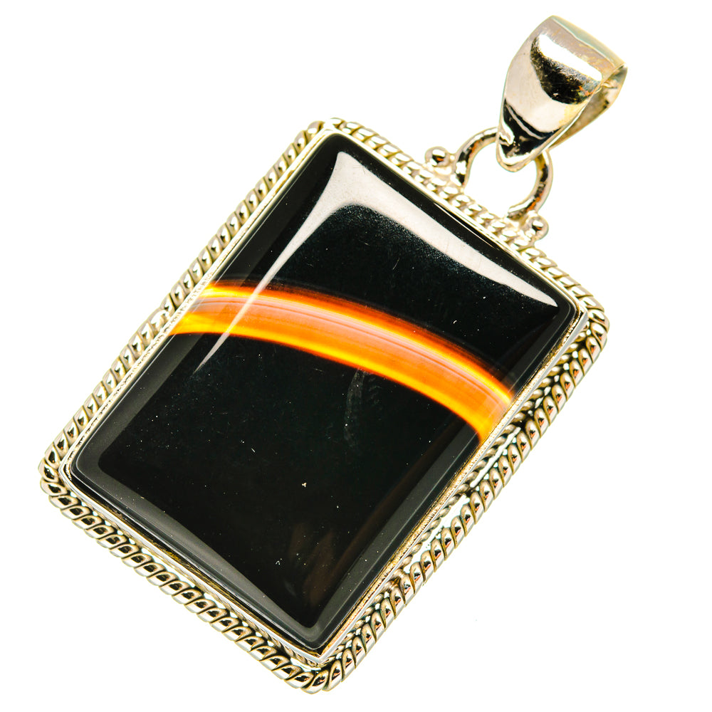 India Agate Pendants handcrafted by Anasilvercos - PD5752