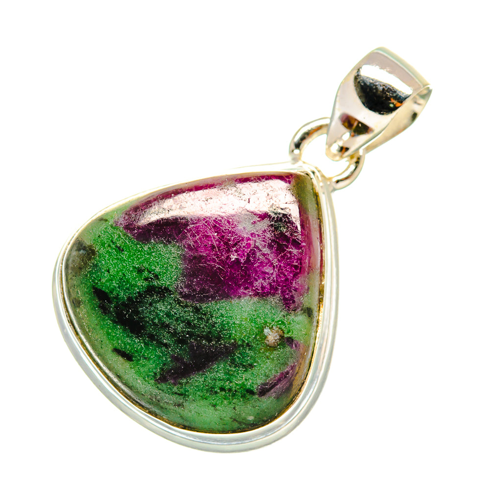Ruby Zoisite Pendants handcrafted by Anasilvercos - PD5753
