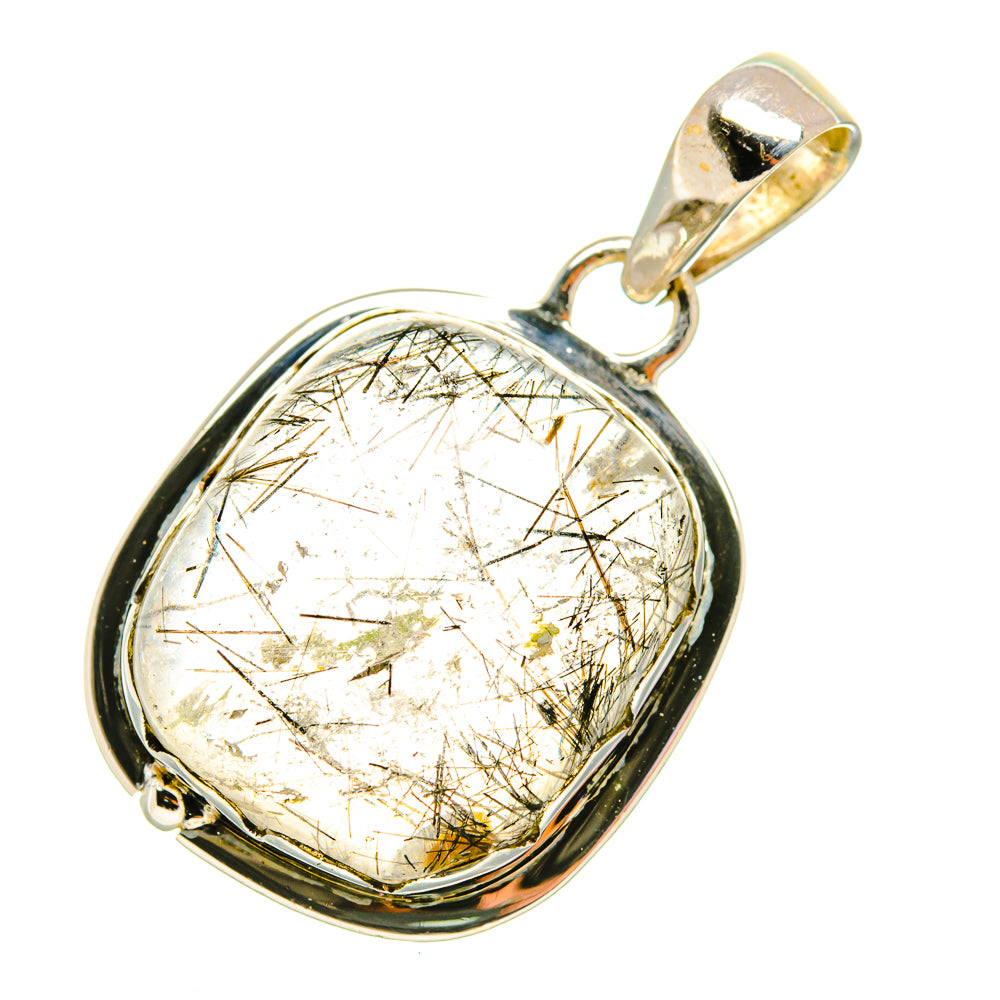 Tourmalinated Quartz Pendants handcrafted by Anasilvercos - PD5790