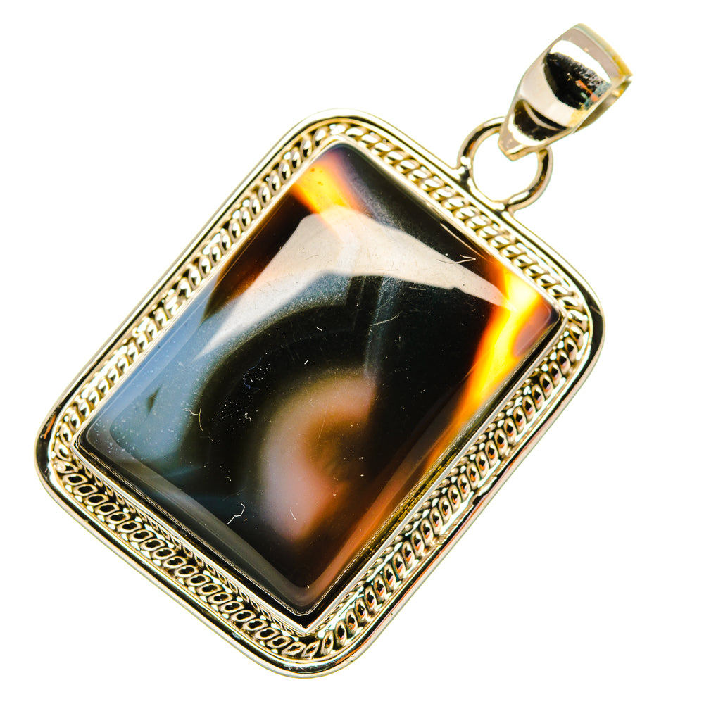 Montana Agate Pendants handcrafted by Anasilvercos - PD5813
