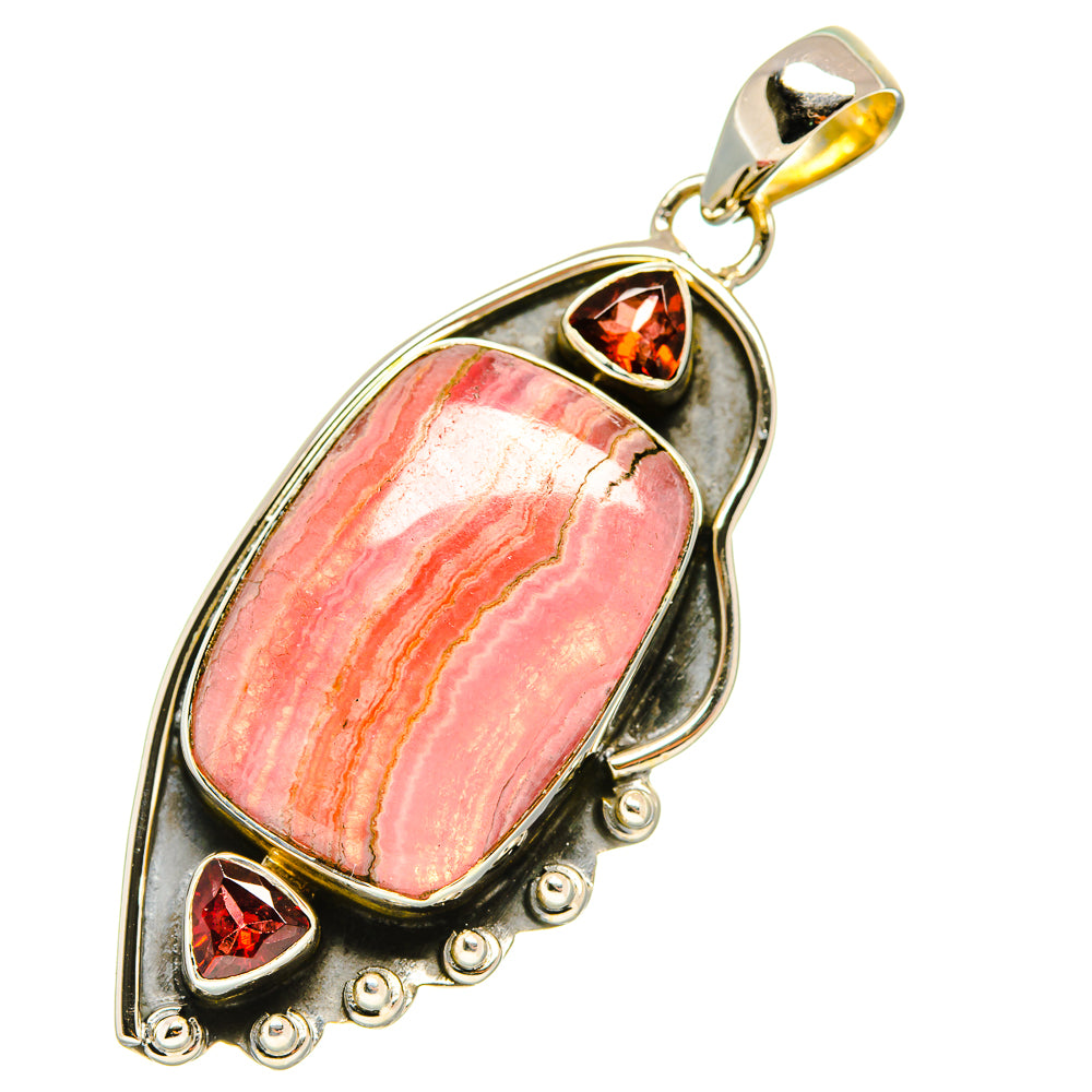 Rhodochrosite Pendants handcrafted by Anasilvercos - PD5819