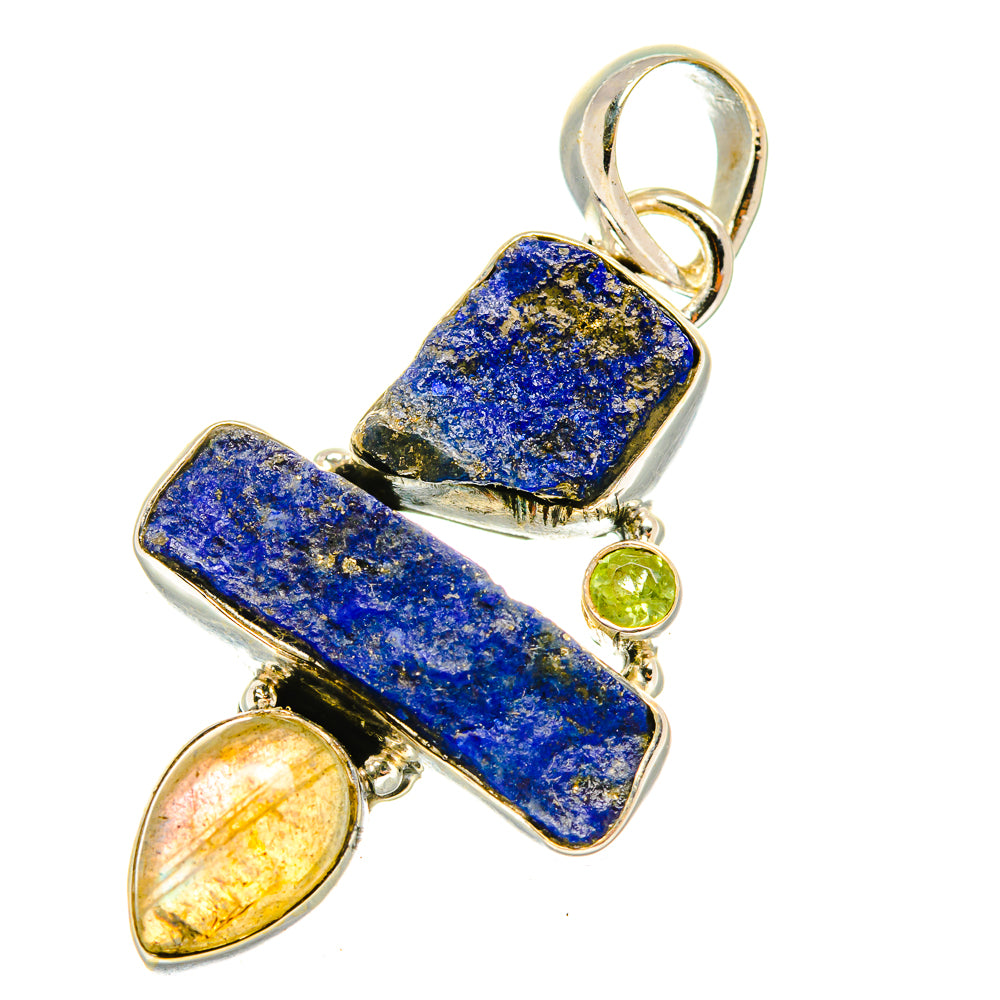 Lapis Lazuli Pendants handcrafted by Anasilvercos - PD5830