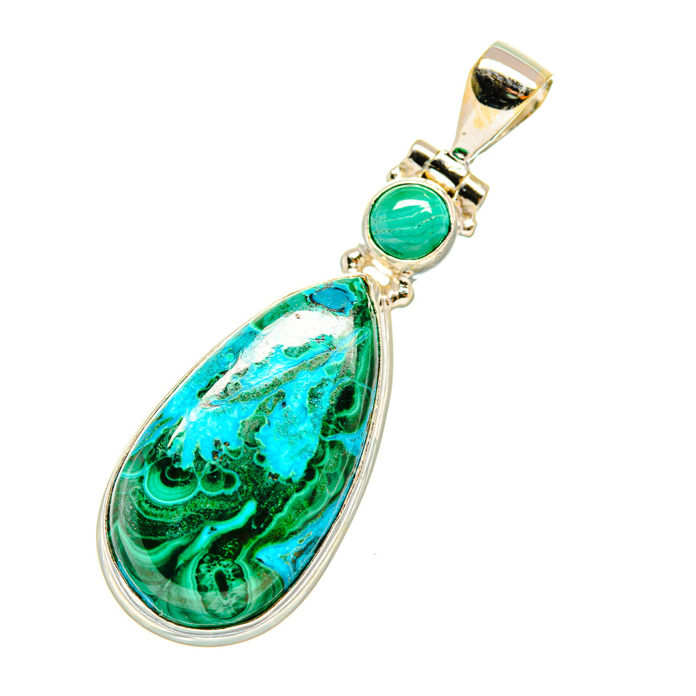 Chrysocolla Pendants handcrafted by Anasilvercos - PD5834