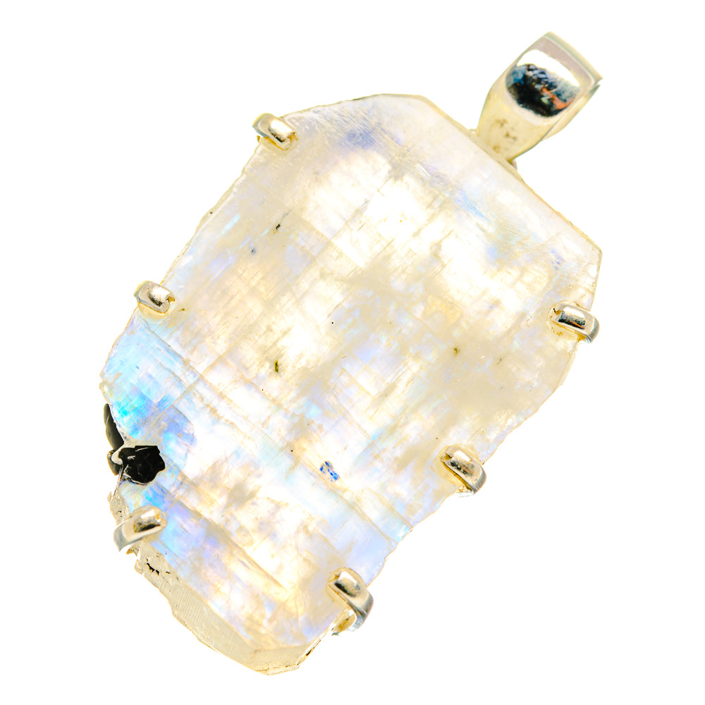 Rainbow Moonstone Pendants handcrafted by Anasilvercos - PD5846