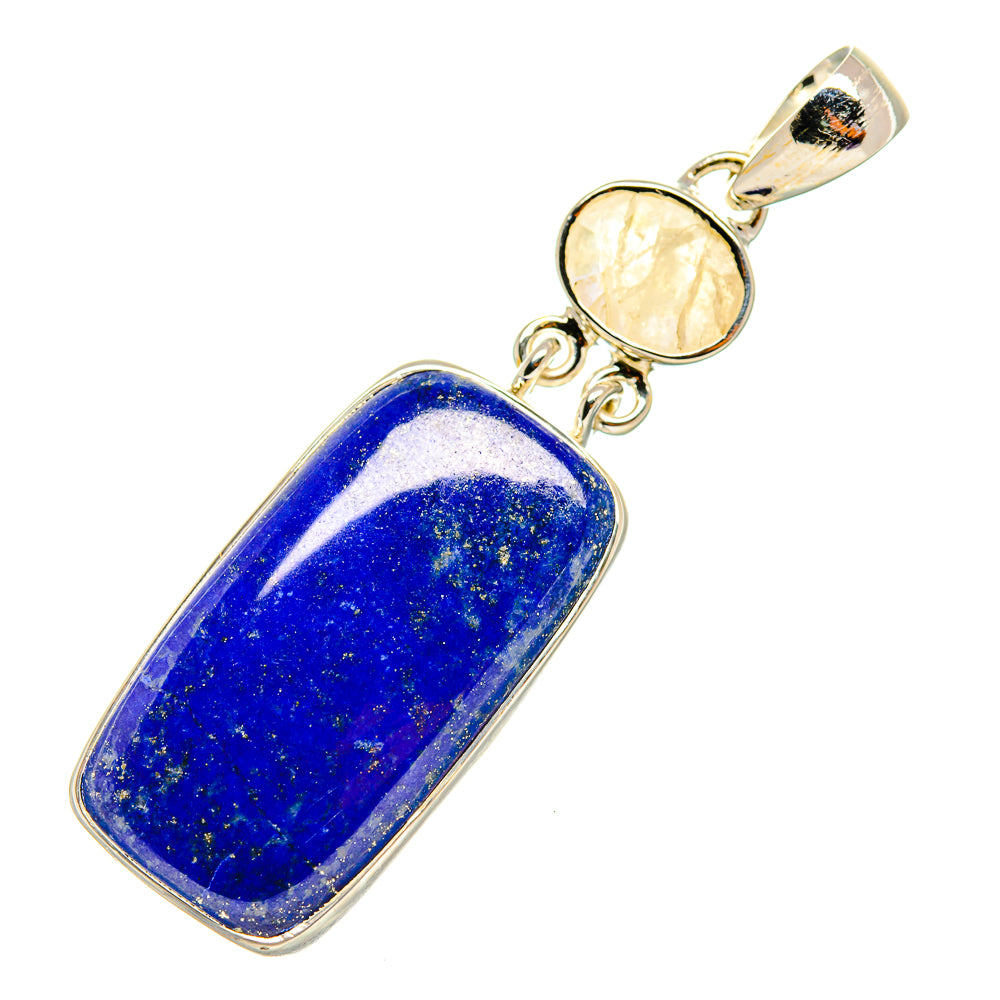 Lapis Lazuli Pendants handcrafted by Anasilvercos - PD5865