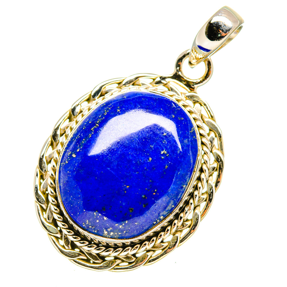 Lapis Lazuli Pendants handcrafted by Anasilvercos - PD5879
