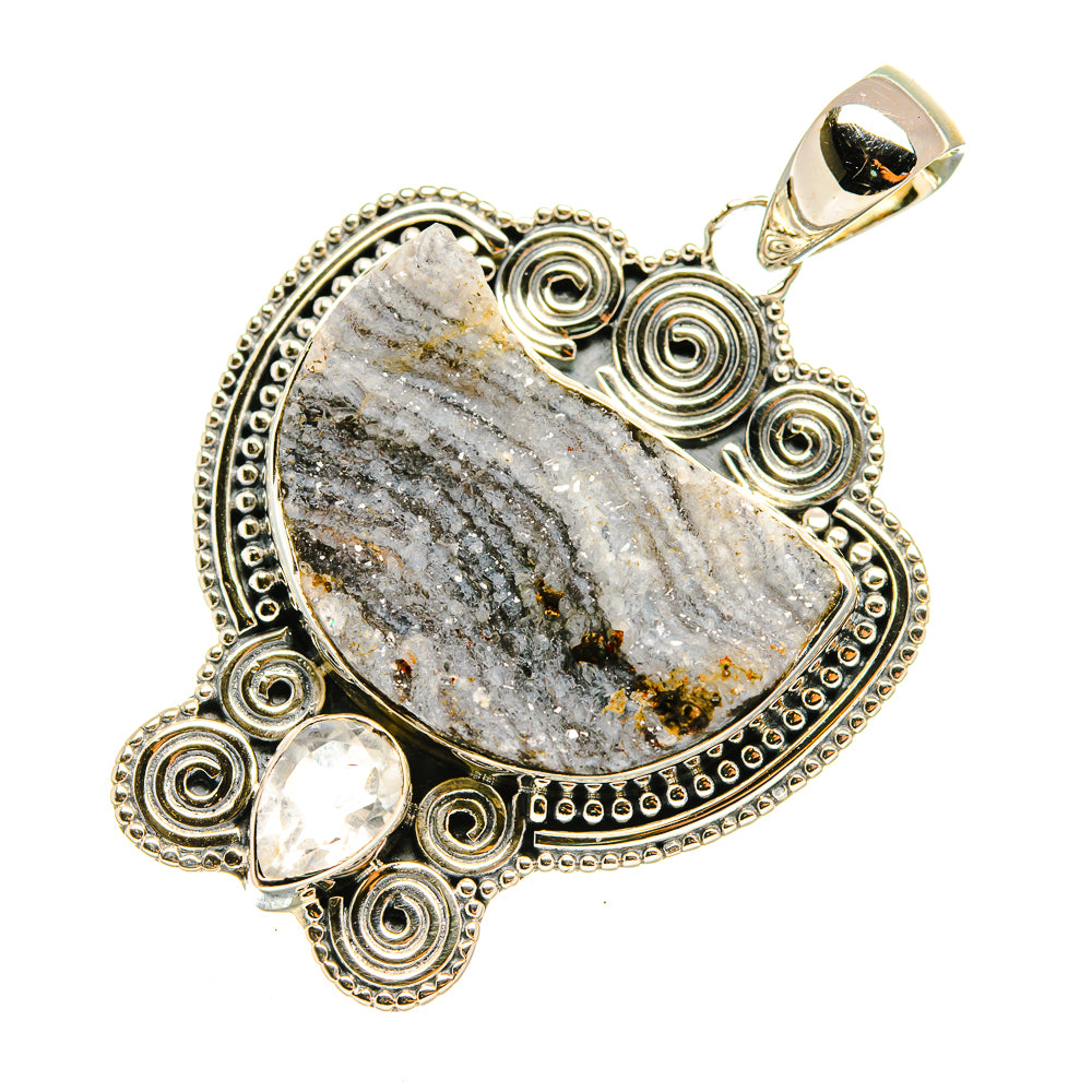 Desert Druzy Pendants handcrafted by Anasilvercos - PD5890
