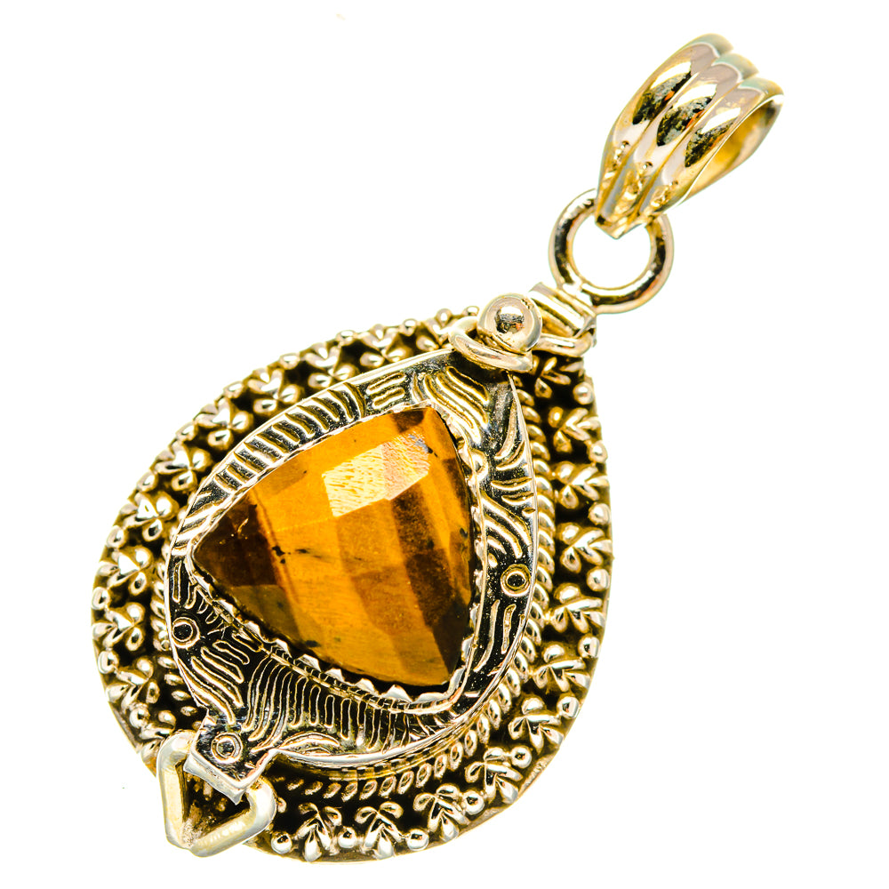 Tiger Eye Pendants handcrafted by Anasilvercos - PD5906