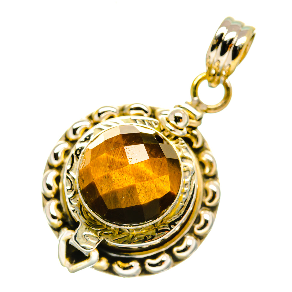 Tiger Eye Pendants handcrafted by Anasilvercos - PD5907