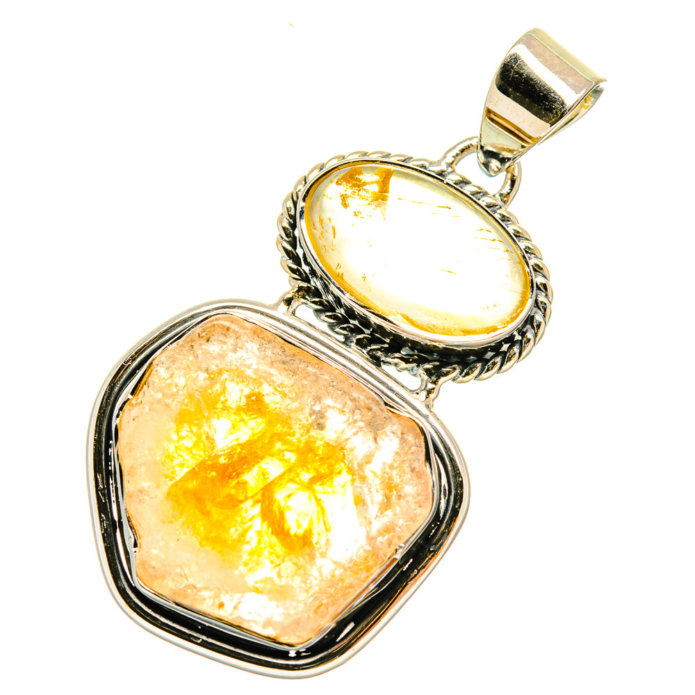 Citrine Pendants handcrafted by Anasilvercos - PD5913