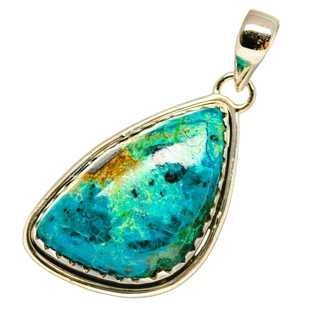 Chrysocolla Pendants handcrafted by Anasilvercos - PD5914