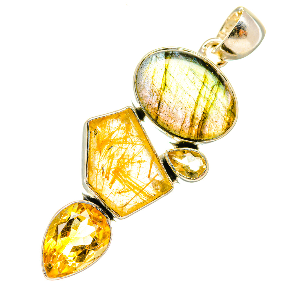 Labradorite Pendants handcrafted by Anasilvercos - PD5915
