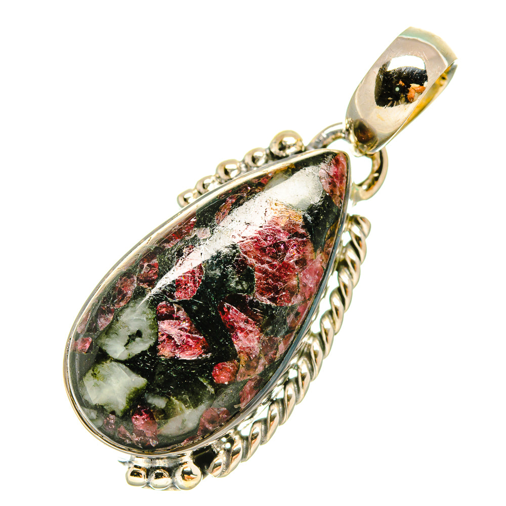 Russian Eudialyte Pendants handcrafted by Anasilvercos - PD5922