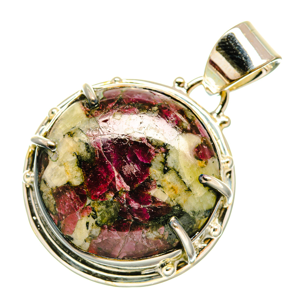 Russian Eudialyte Pendants handcrafted by Anasilvercos - PD5926