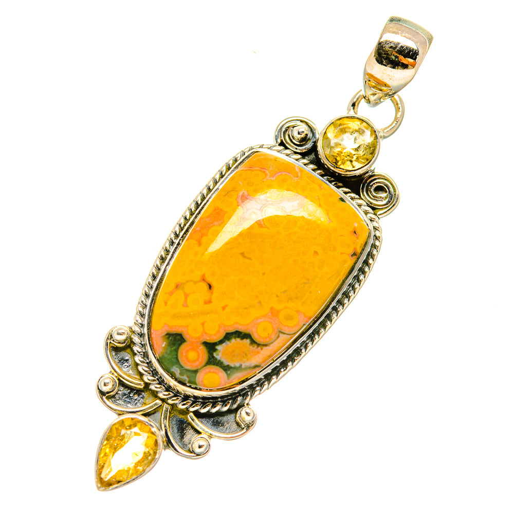 Ocean Jasper Pendants handcrafted by Anasilvercos - PD5934