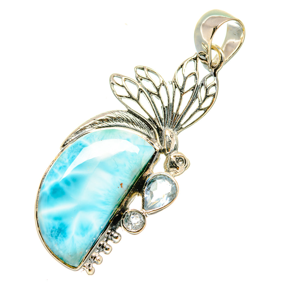 Larimar Pendants handcrafted by Anasilvercos - PD5937