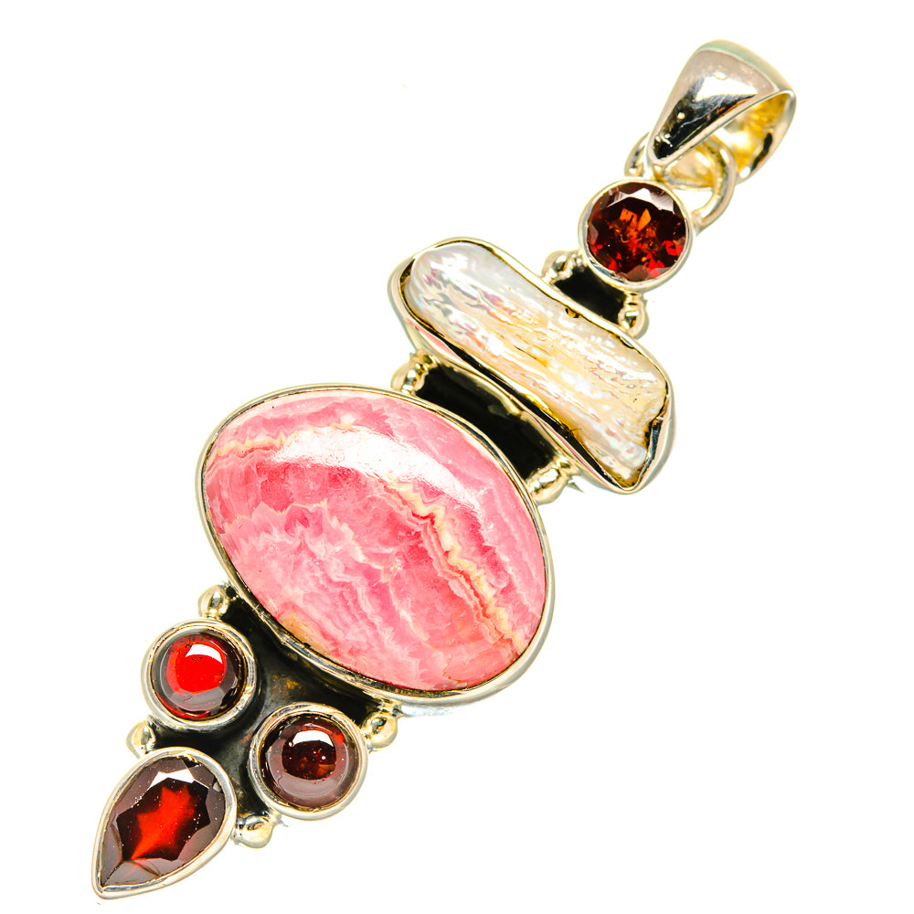 Rhodochrosite Pendants handcrafted by Anasilvercos - PD5941