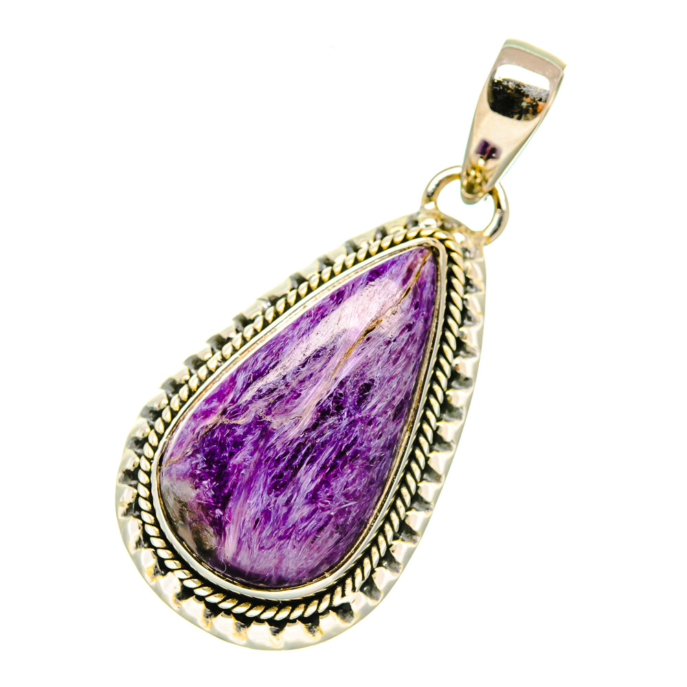 Charoite Pendants handcrafted by Anasilvercos - PD5945