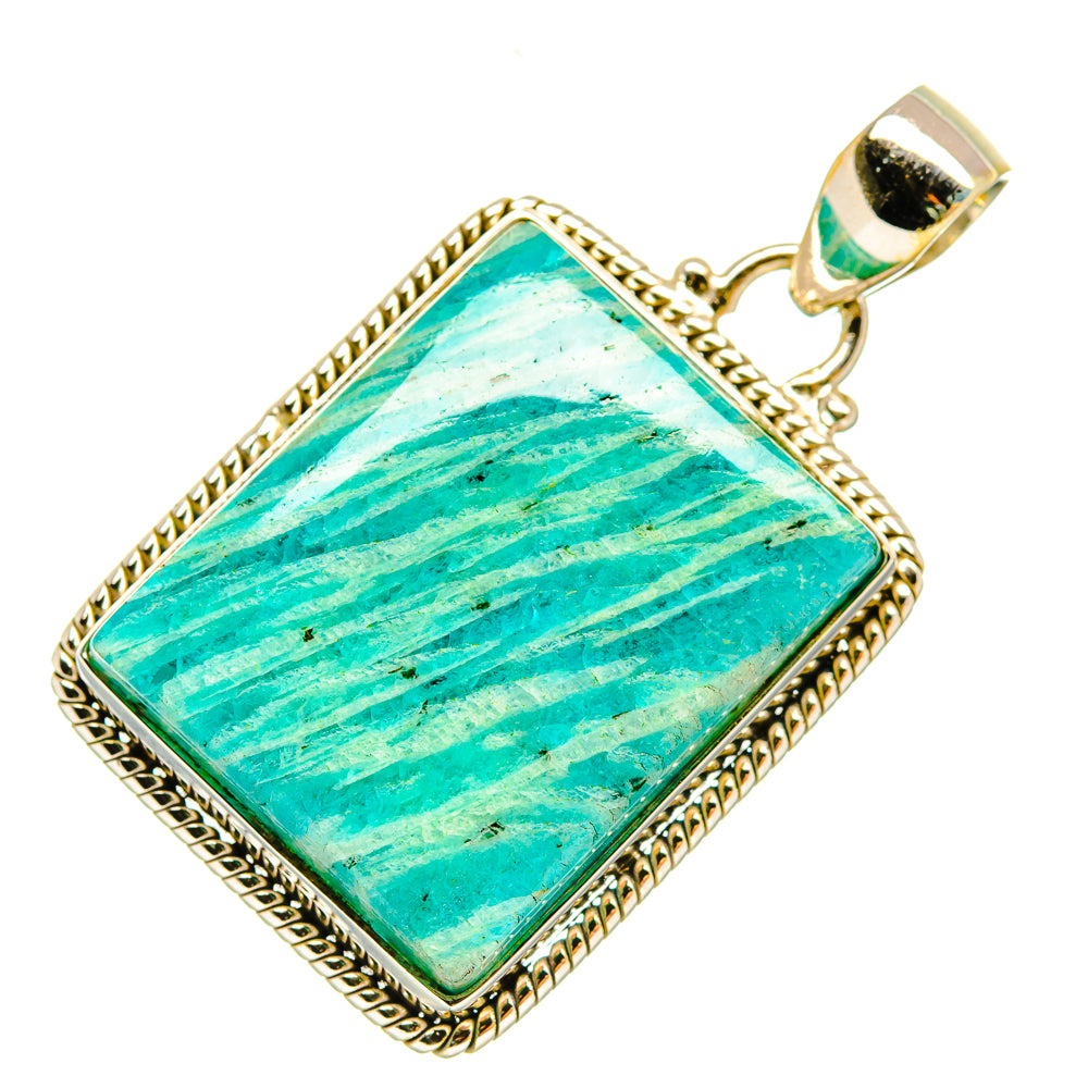 Amazonite Pendants handcrafted by Anasilvercos - PD5946