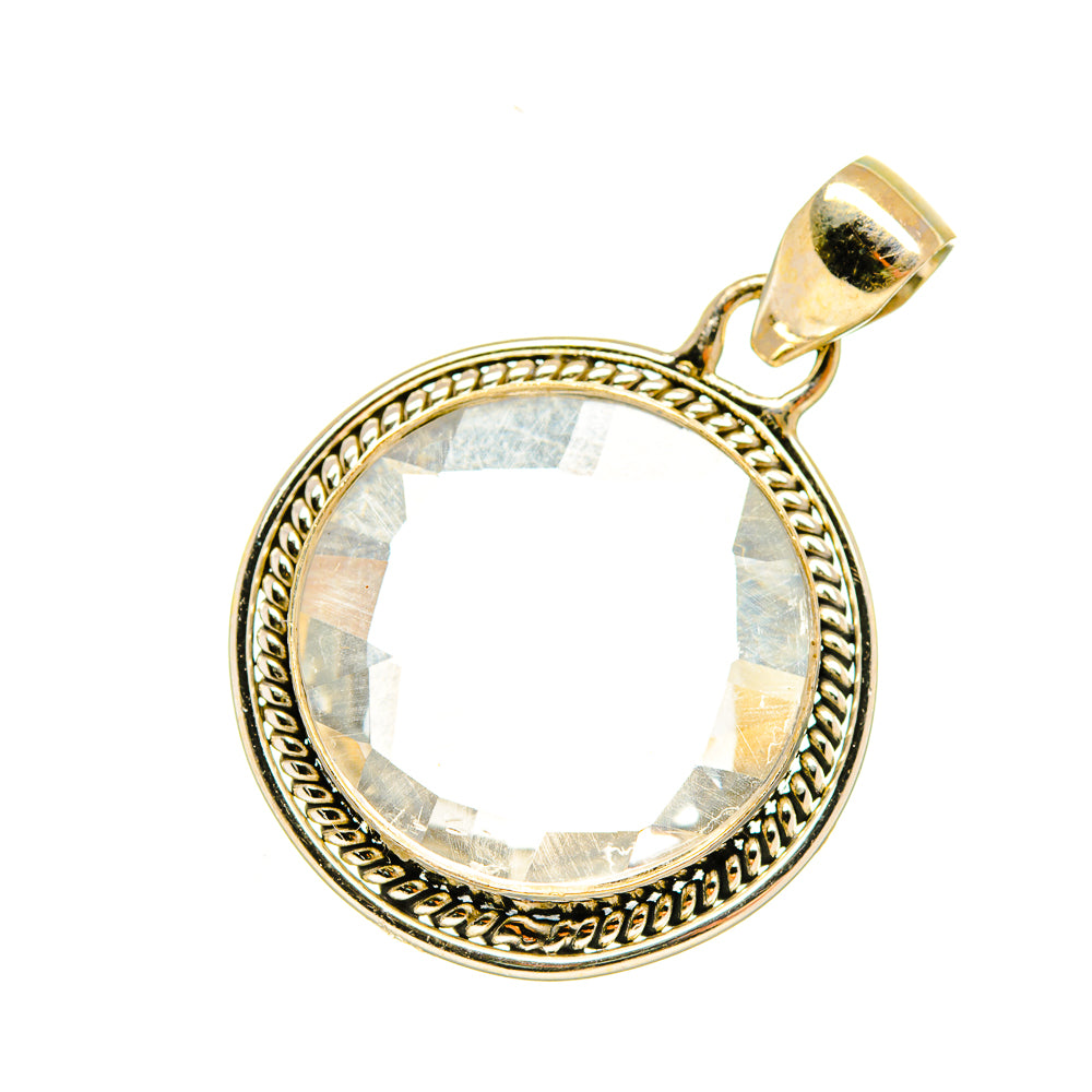 Rose Quartz Pendants handcrafted by Anasilvercos - PD5956