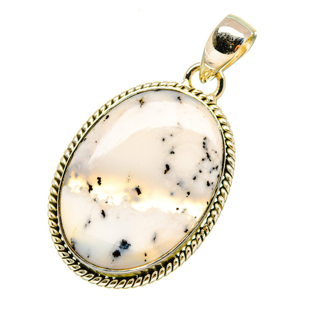 Dendritic Agate Pendants handcrafted by Anasilvercos - PD5967