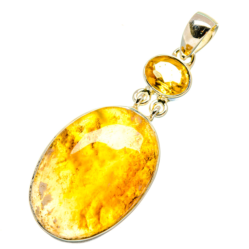 Plume Agate Pendants handcrafted by Anasilvercos - PD5969