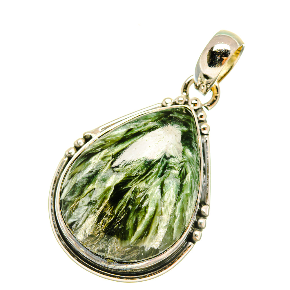 Seraphinite Pendants handcrafted by Anasilvercos - PD5971