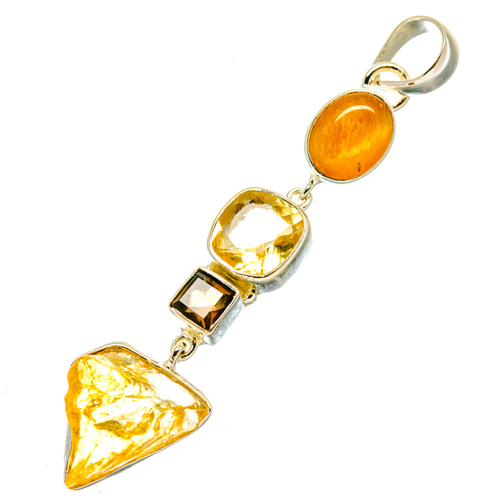 Citrine Pendants handcrafted by Anasilvercos - PD5973