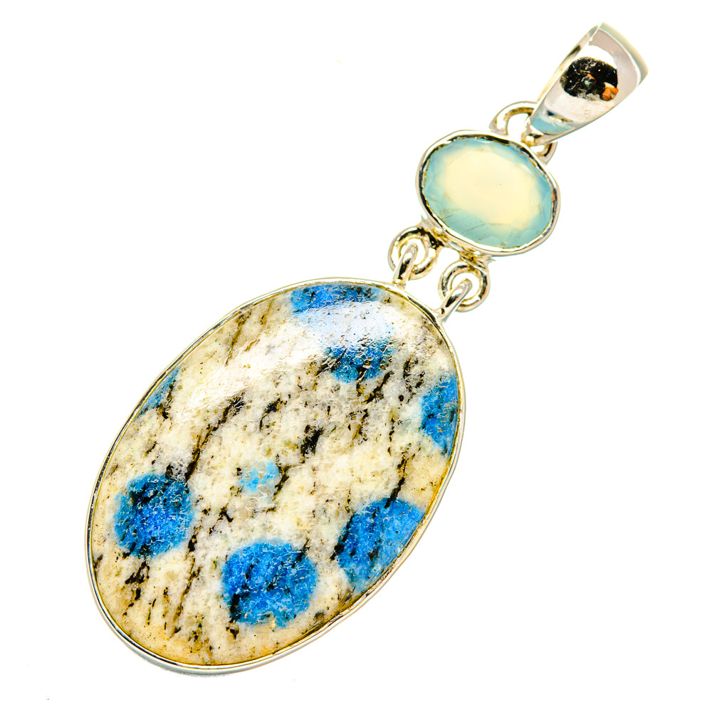 K2 Blue Azurite Pendants handcrafted by Anasilvercos - PD5985