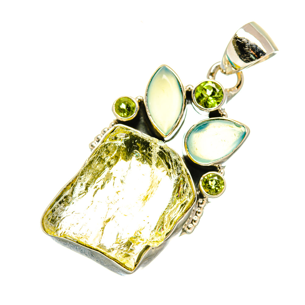 Green Amethyst Pendants handcrafted by Anasilvercos - PD5993
