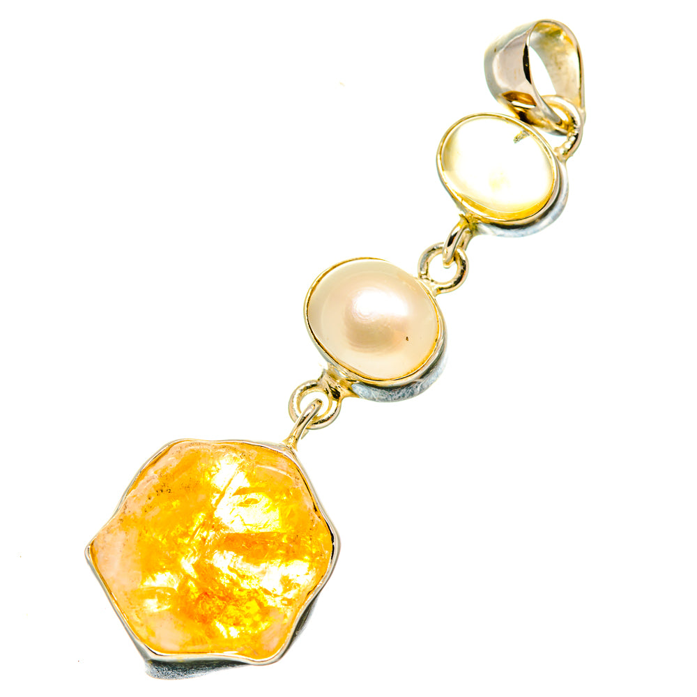 Citrine Pendants handcrafted by Anasilvercos - PD5995