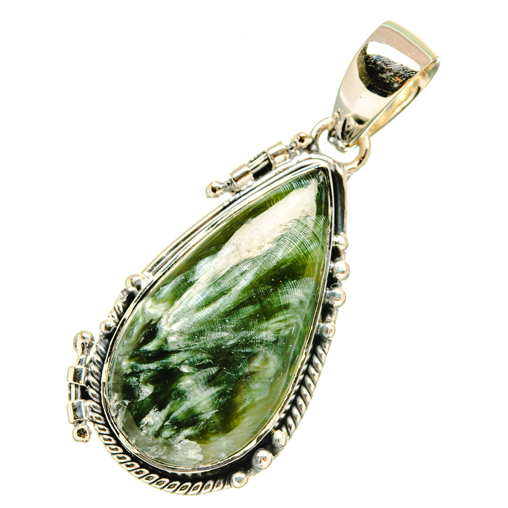 Seraphinite Pendants handcrafted by Anasilvercos - PD5998