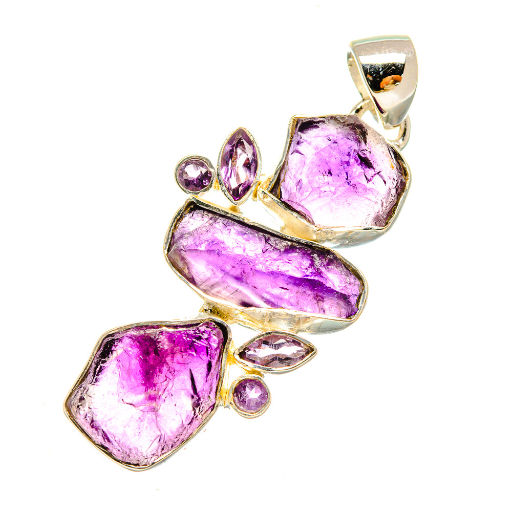 Amethyst Pendants handcrafted by Anasilvercos - PD6030
