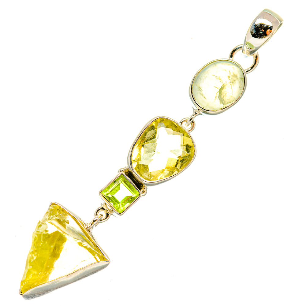 Citrine Pendants handcrafted by Anasilvercos - PD6031