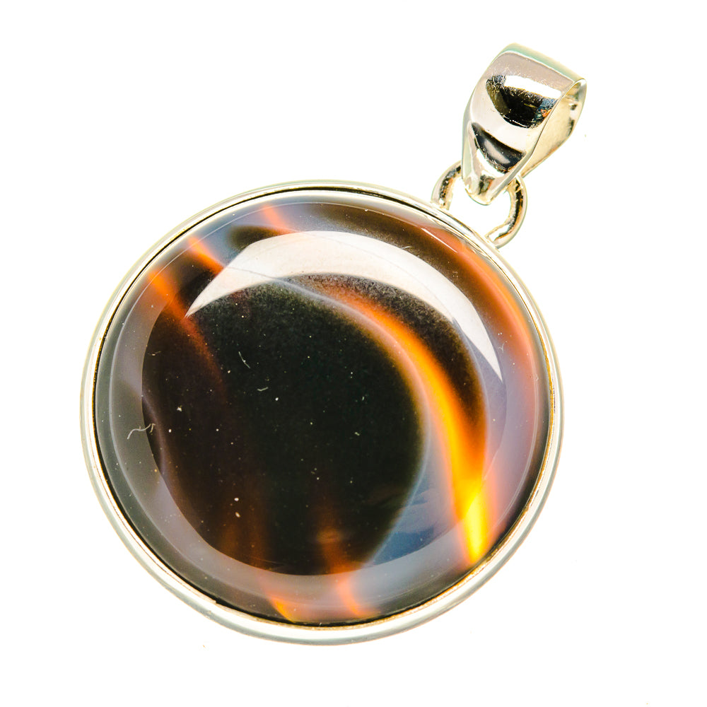 Botswana Agate Pendants handcrafted by Anasilvercos - PD6037