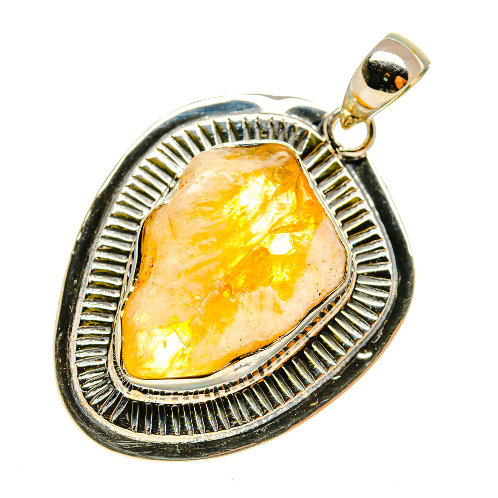Citrine Pendants handcrafted by Anasilvercos - PD6057 - Photo 2