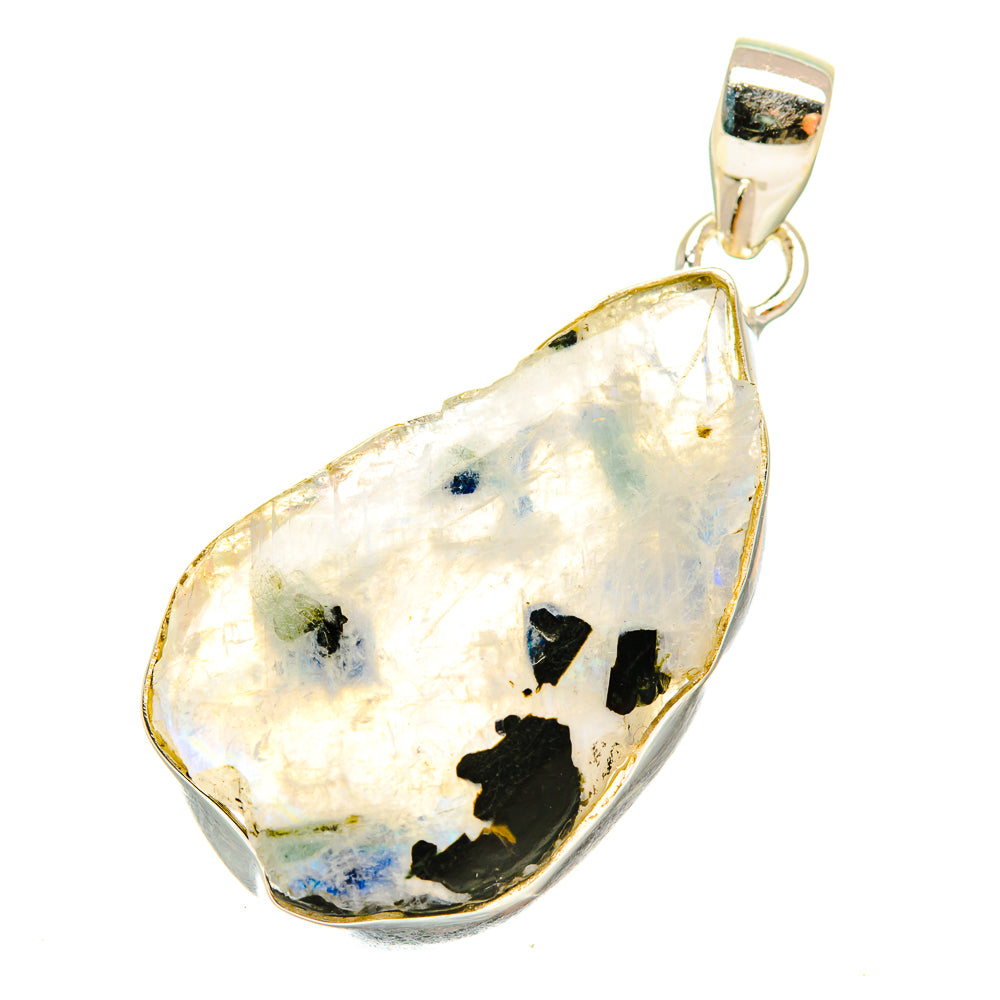 Rainbow Moonstone Pendants handcrafted by Anasilvercos - PD6060