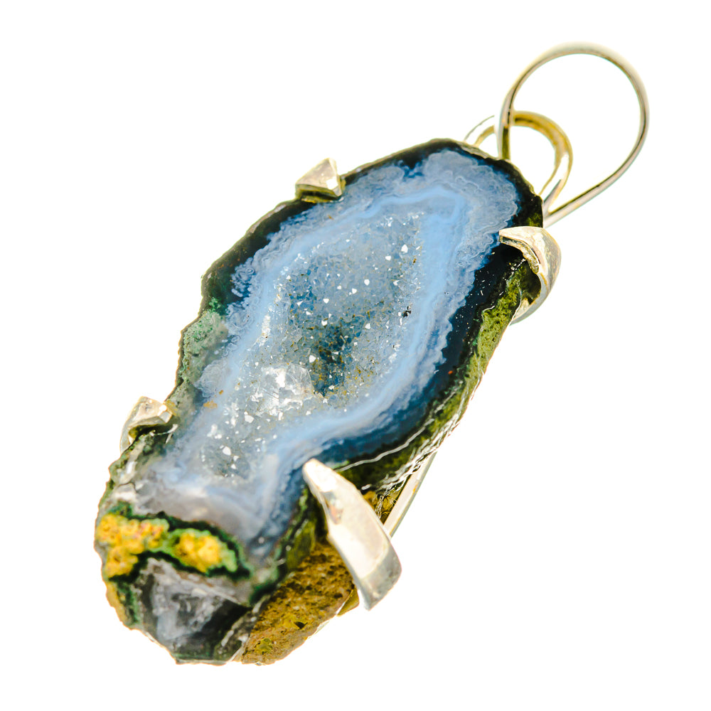 Coconut Geode Druzy Pendants handcrafted by Anasilvercos - PD6073