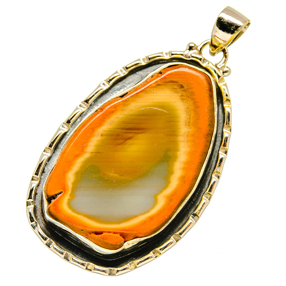 Willow Creek Jasper Pendants handcrafted by Anasilvercos - PD6082
