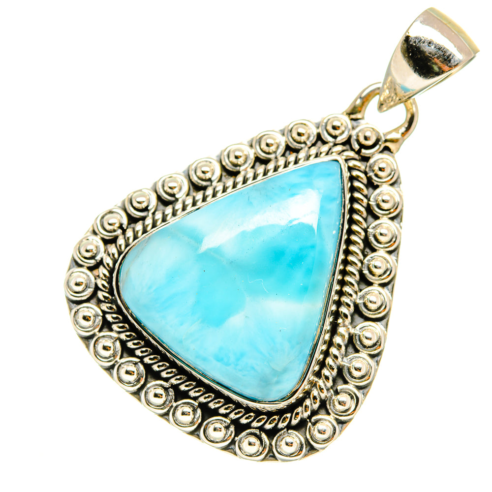 Larimar Pendants handcrafted by Anasilvercos - PD6086